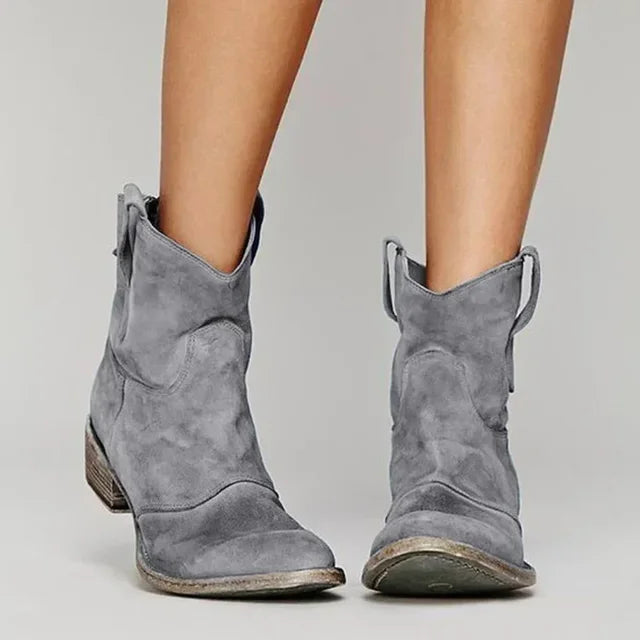 Vintage cowboy ankle boots for women | Destiny -4