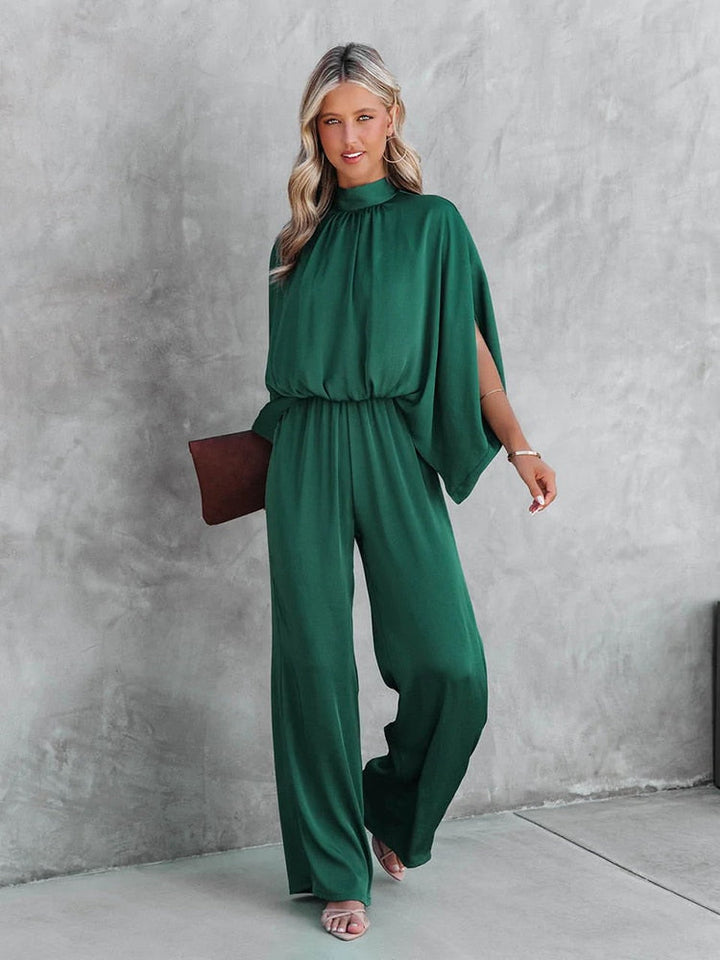 Green women's jumpsuit