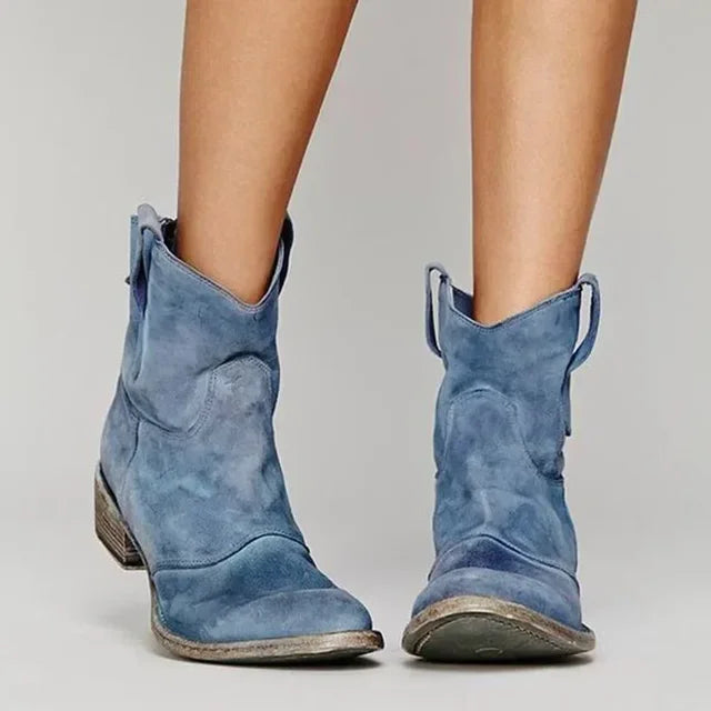 Vintage cowboy ankle boots for women | Destiny -3