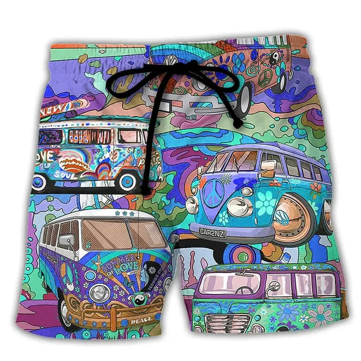 Men's swim trunks with print