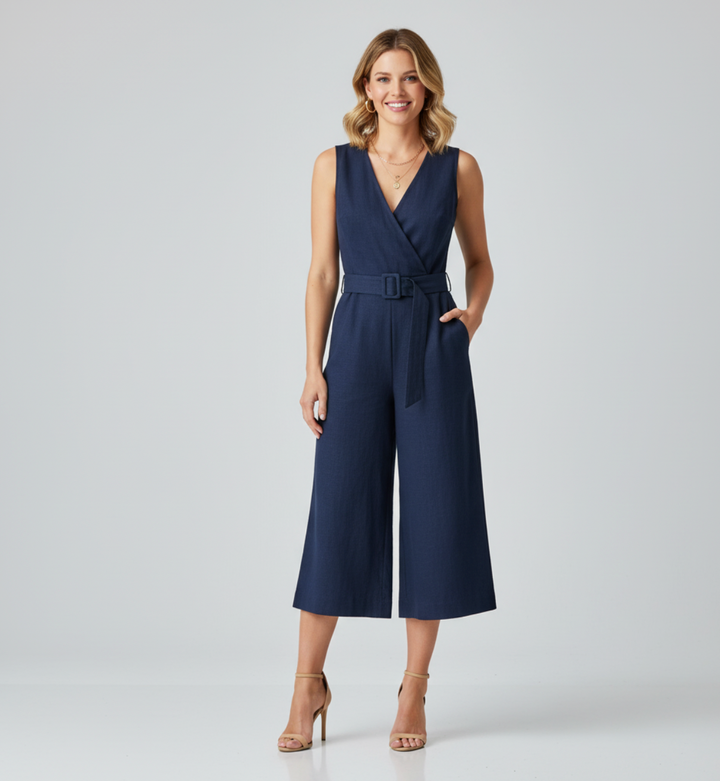 Women's Sleeveless Jumpsuit | Coloured