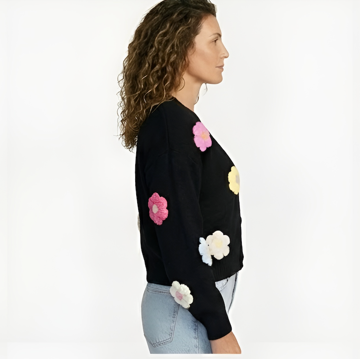 Women's Flower Cardigan