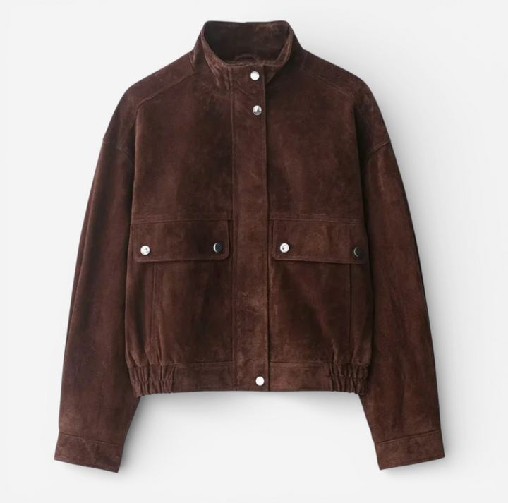 Women’s Cropped Suede Jacket