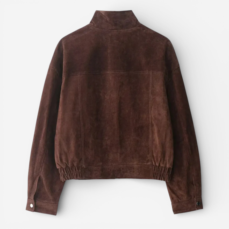 Women’s Cropped Suede Jacket