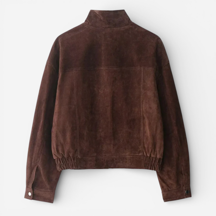 Women’s Cropped Suede Jacket