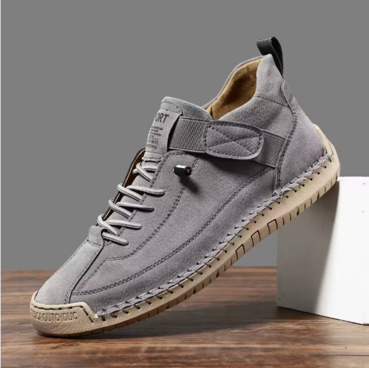 Elvara | Women's Leather Comfort Support Slip On Sneakers
