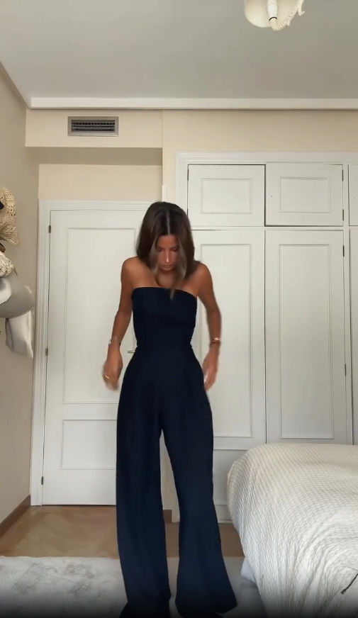 Women's black jumpsuit