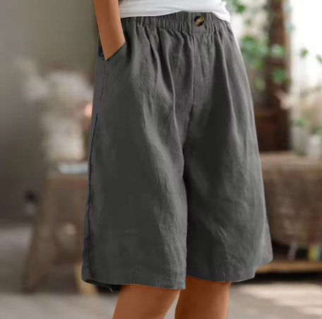 Wrenette | Women's Long Relaxed Fit Shorts with Pockets
