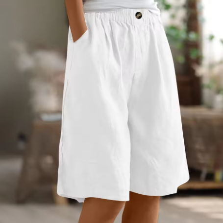 Wrenette | Women's Long Relaxed Fit Shorts with Pockets