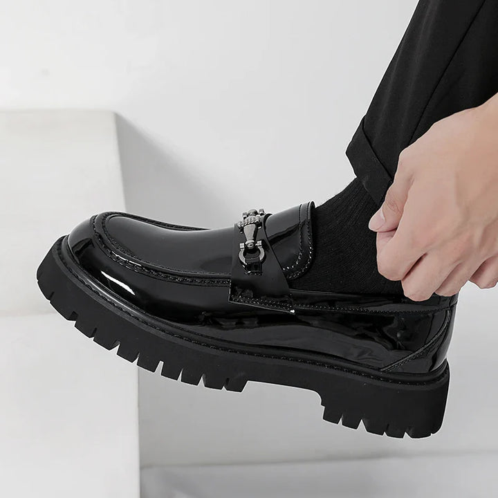 Classic leather dress loafers for men | Marino -13