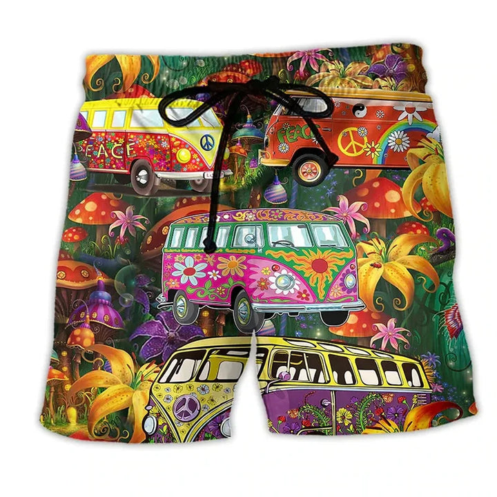 Men's swim trunks with print