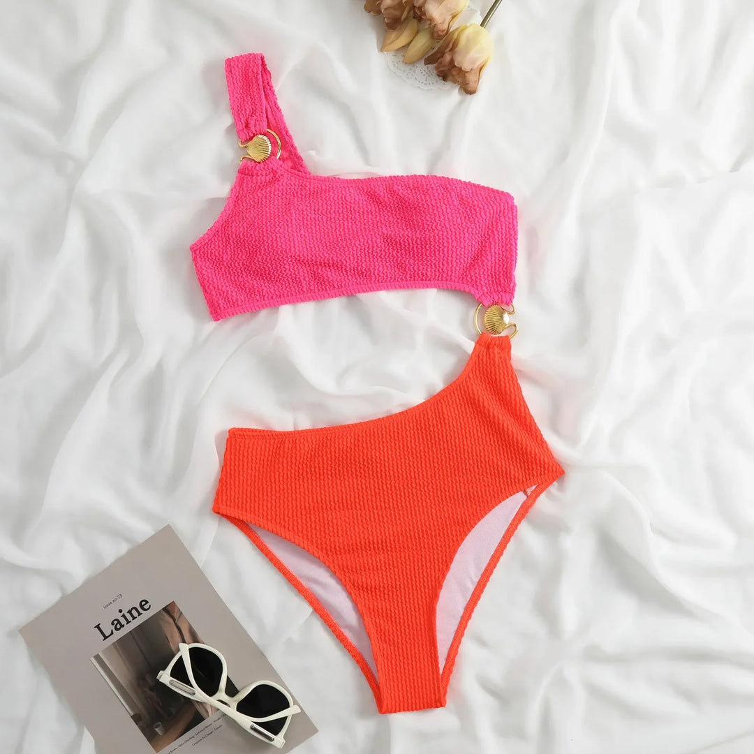 Coastal Chic High-Waisted Bikini for women