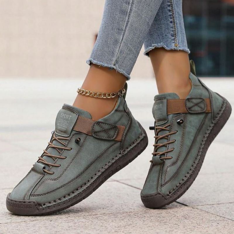 Sylvara | Women's Breathable Slip On Sneakers with Strap