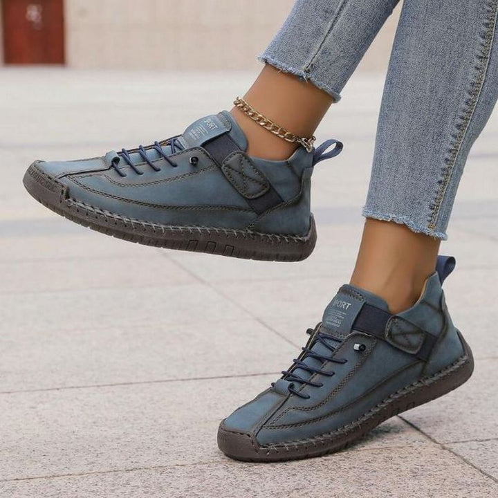 Sylvara | Women's Breathable Slip On Sneakers with Strap