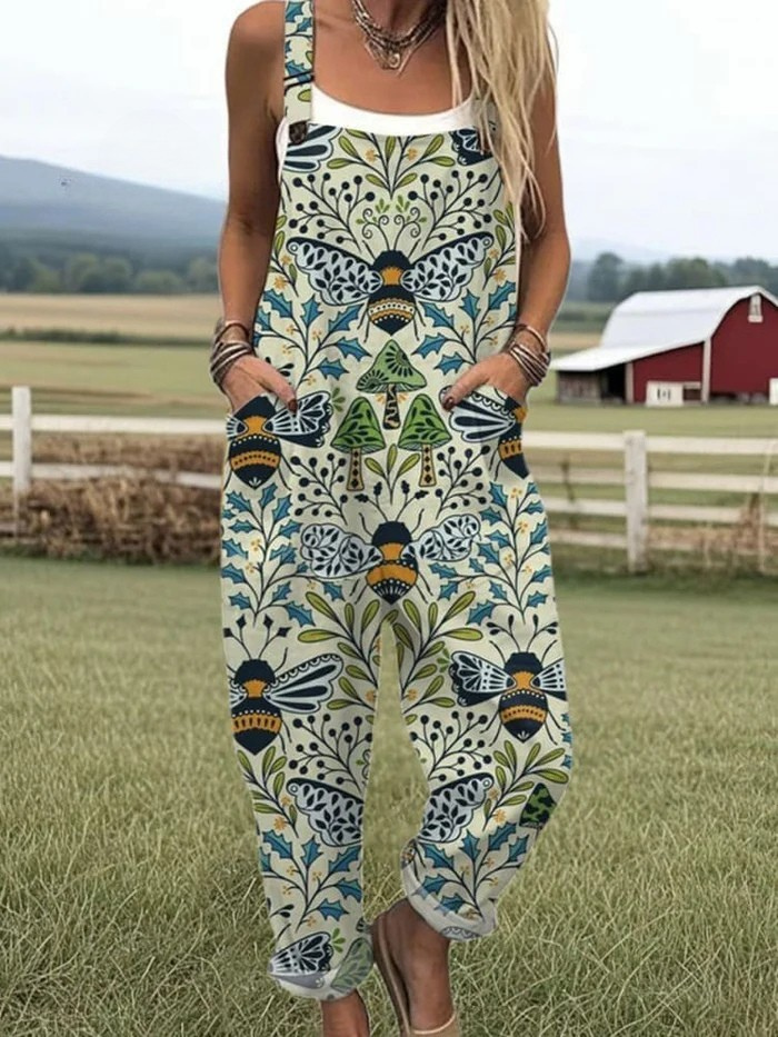 Faelynn | Women's Embroidered Wide Leg Jumpsuit
