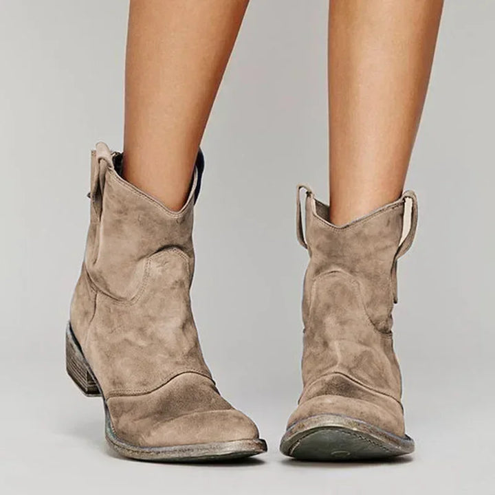 Vintage cowboy ankle boots for women | Destiny -1