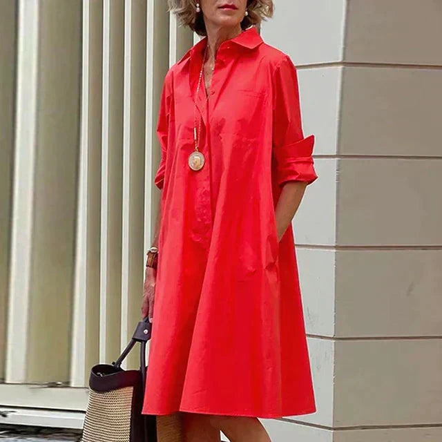 Wilhemina | Women's Relaxed Pocket Casual Dress