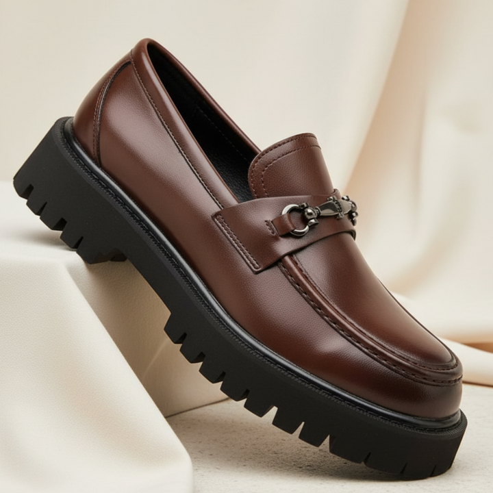 Classic leather dress loafers for men | Marino -2
