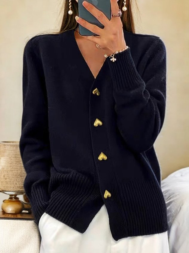 Effortless longline open-front cardigan for women | Liora -1