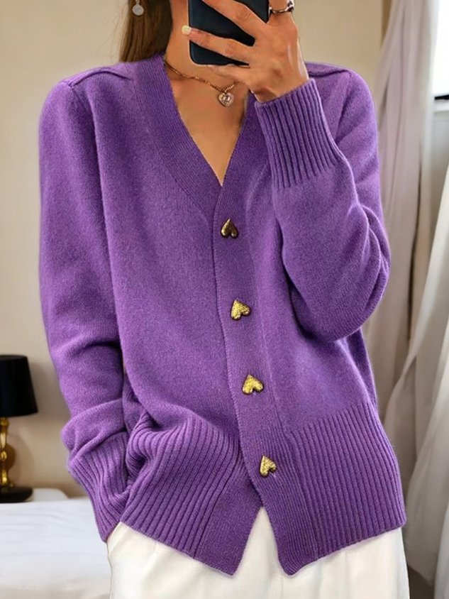 Effortless longline open-front cardigan for women | Liora -3