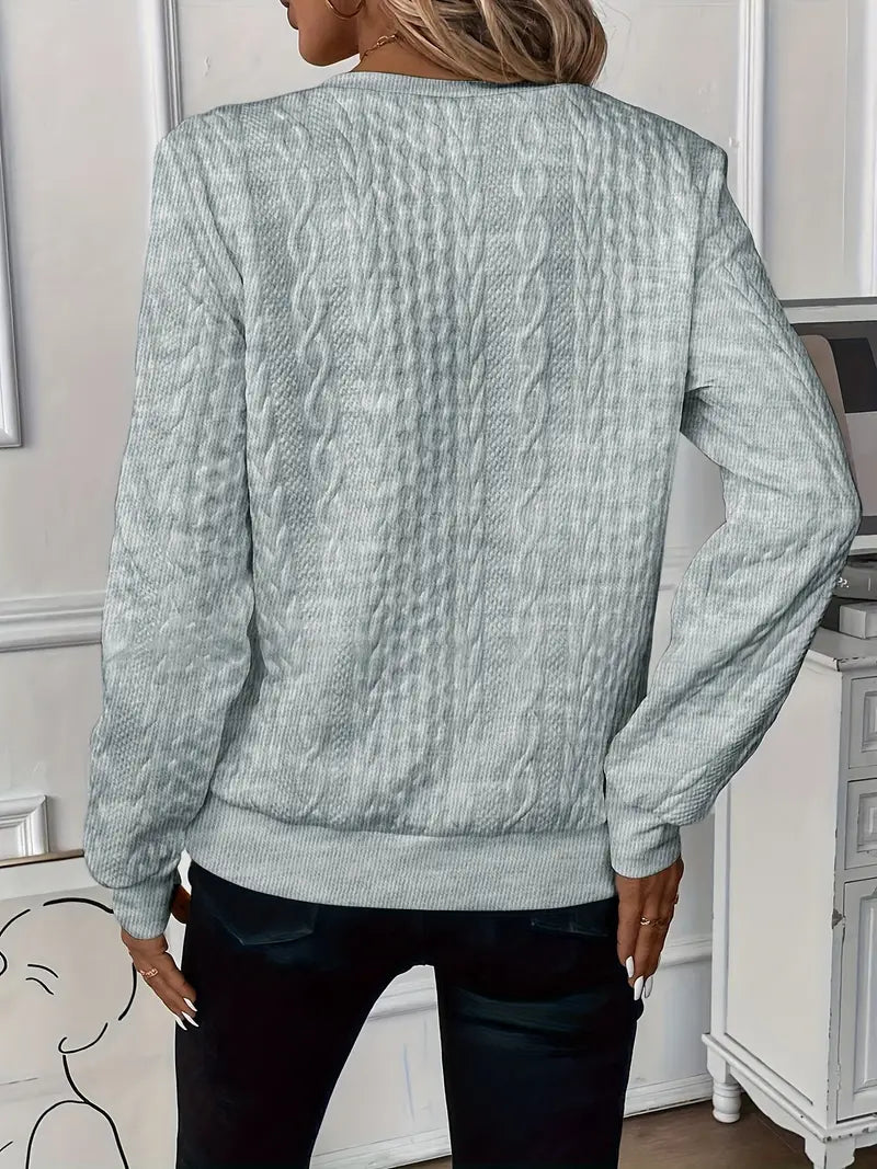 Elegant half-zip cosy jumper for women | Hannah -9