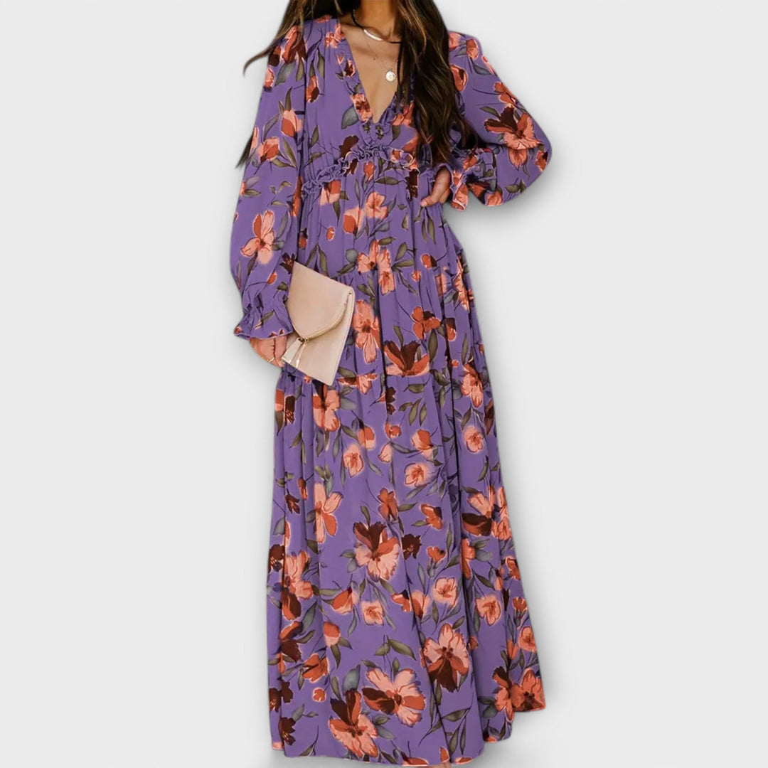 Women's Long Sleeve Summer Dress