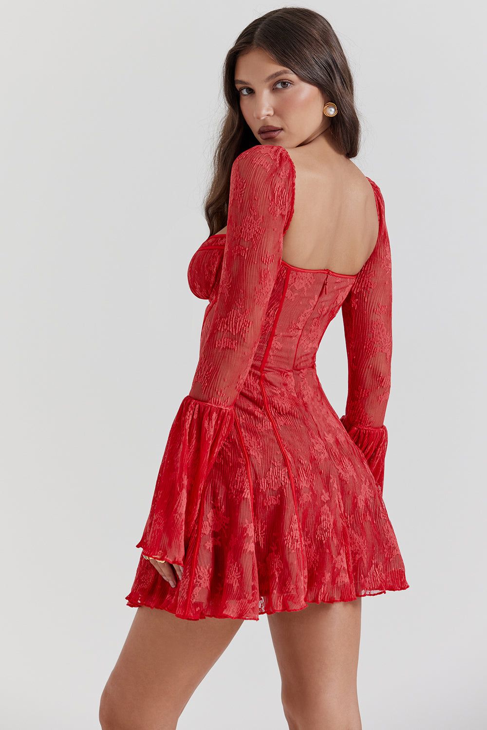 Women's lace corset dress