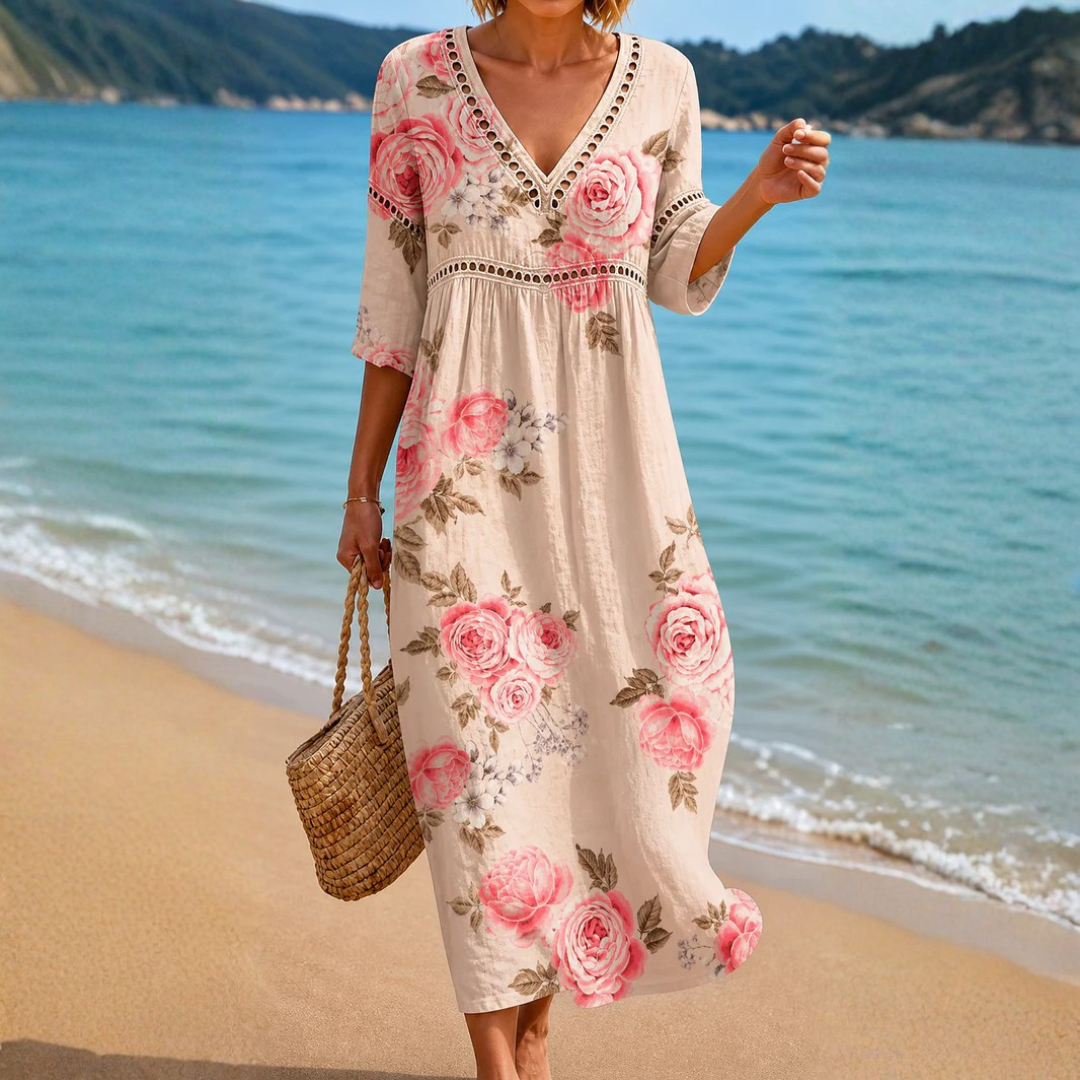 Fenella | Women's Graceful Everyday Midi Dress