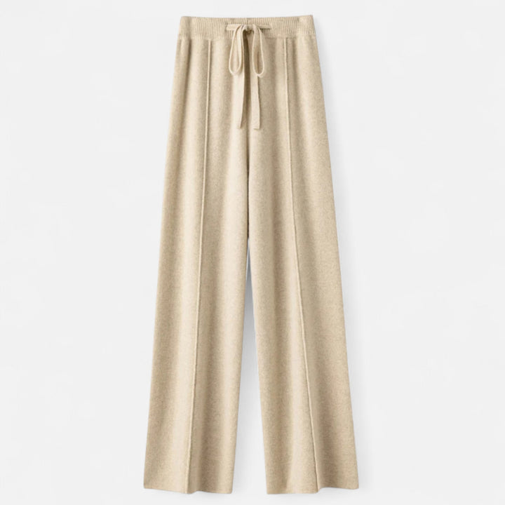 Women’s Wool Wide-Leg Knit Trousers