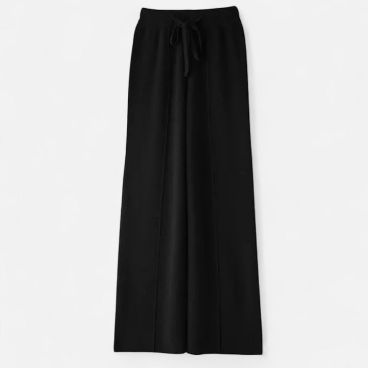 Women’s Wool Wide-Leg Knit Trousers