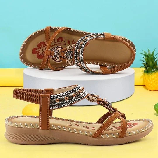 Women's bohemian style comfy sandals