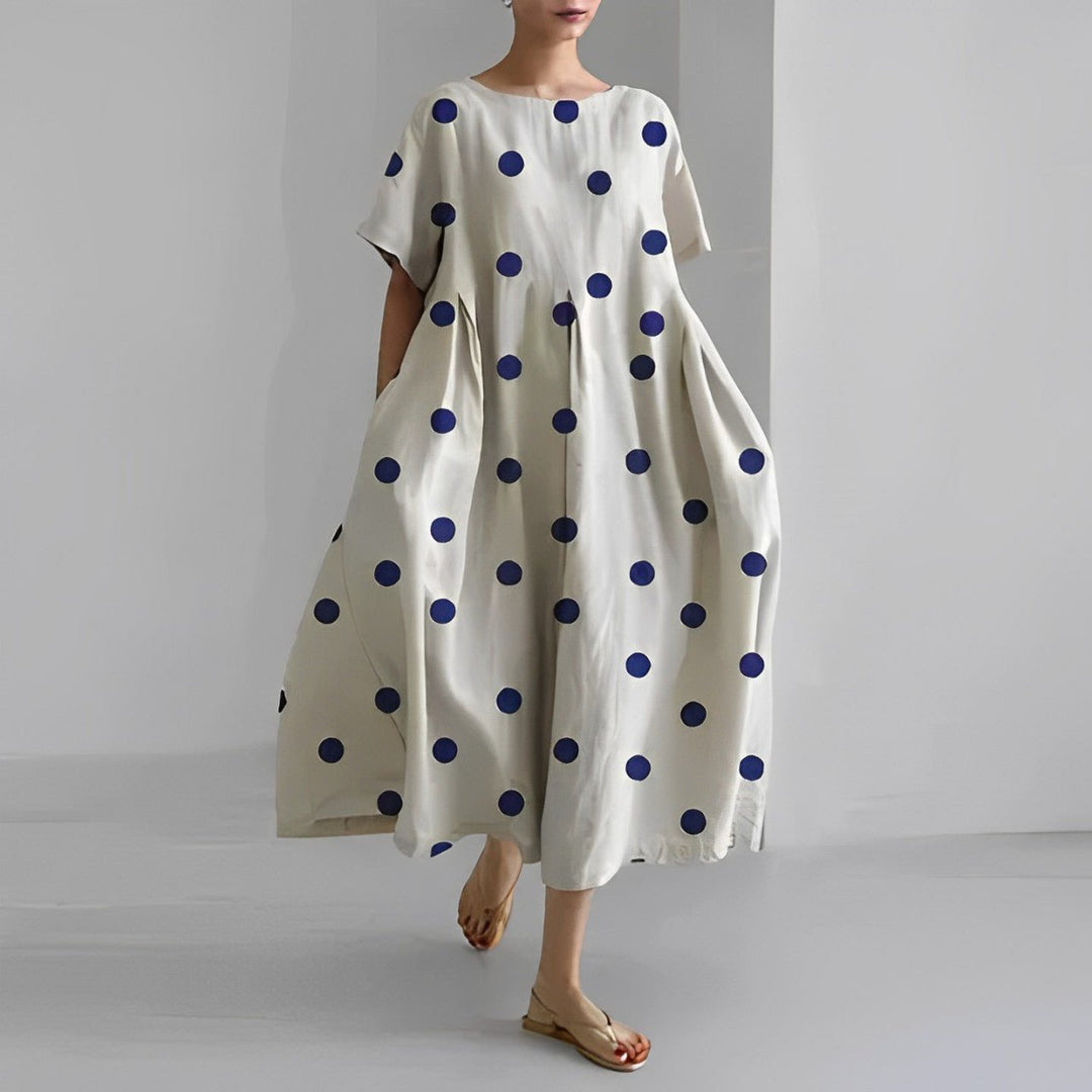 Bohemian floral print dress for women | Claire -9