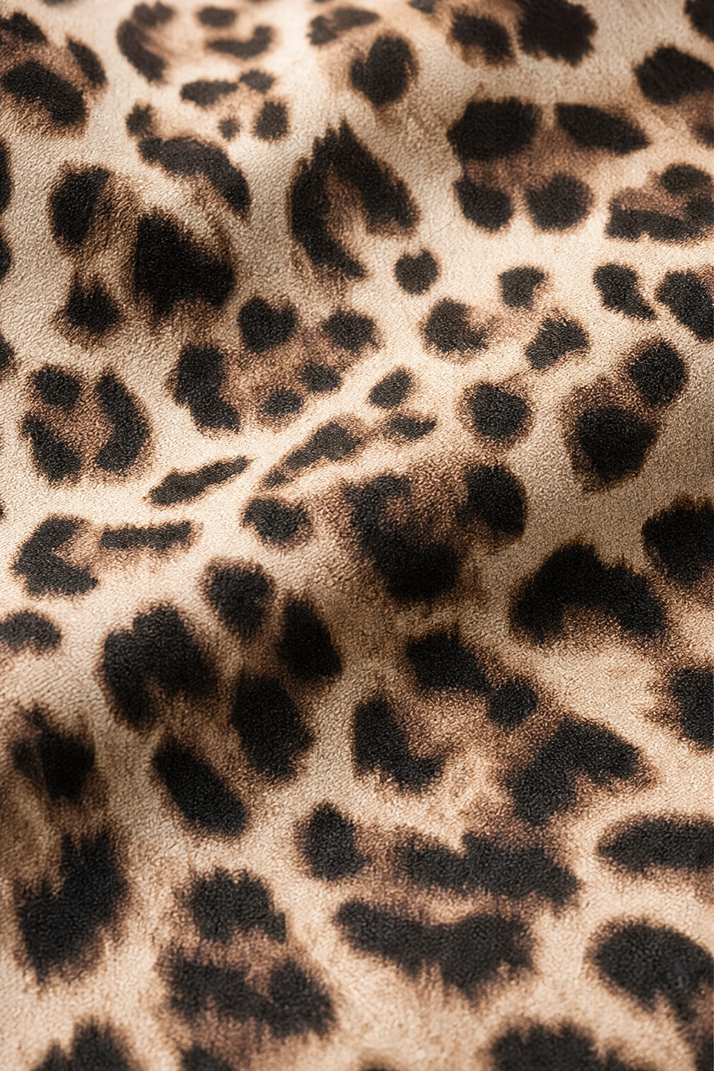 Elena | Women's Leopard Print Wrap Long Sleeve Maxi Dress