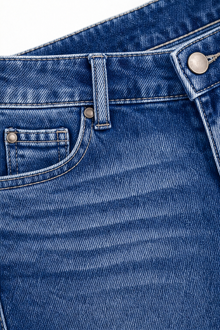Camille | Women's High Waisted Stretch Denim Flare Jeans