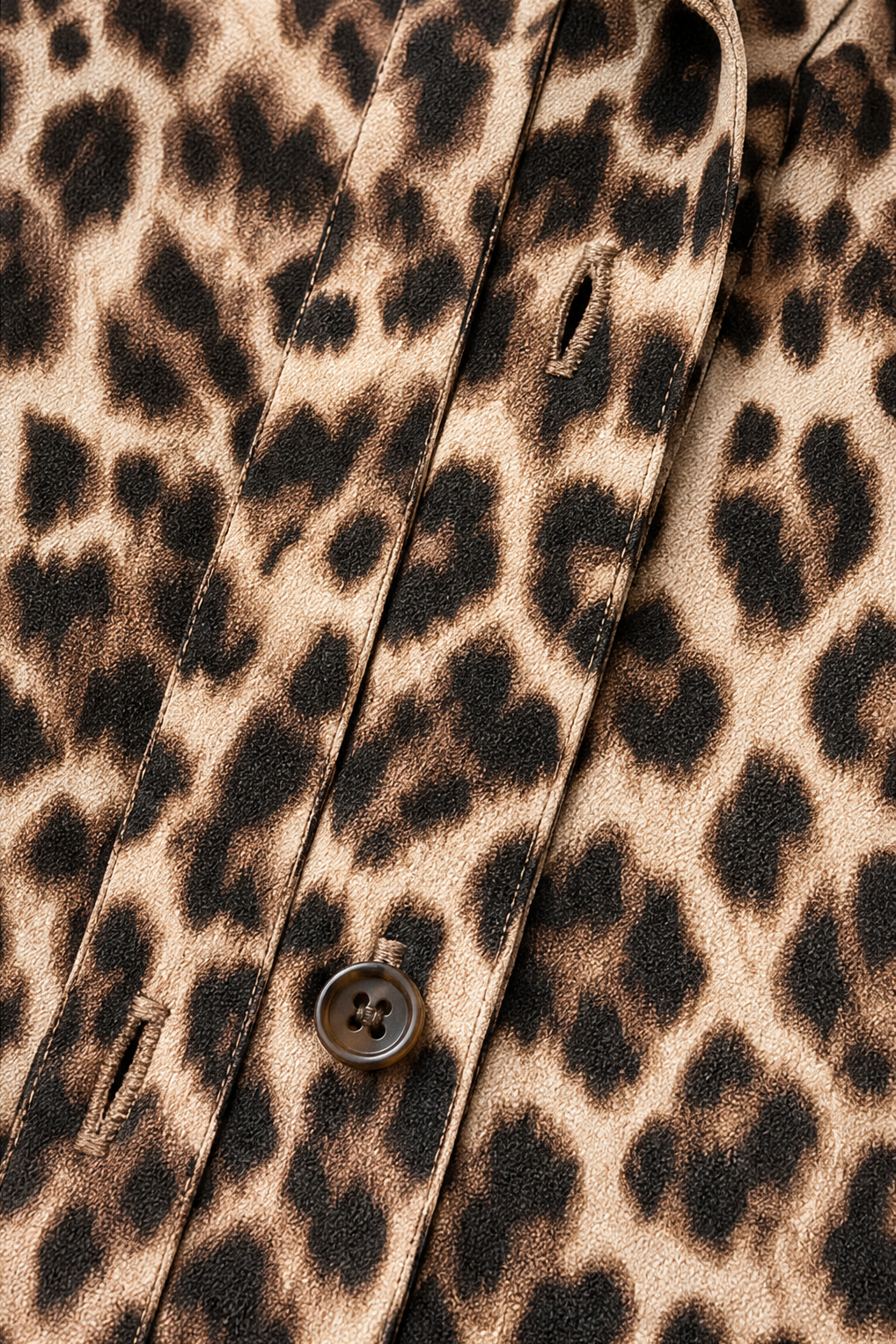 Elena | Women's Leopard Print Wrap Long Sleeve Maxi Dress