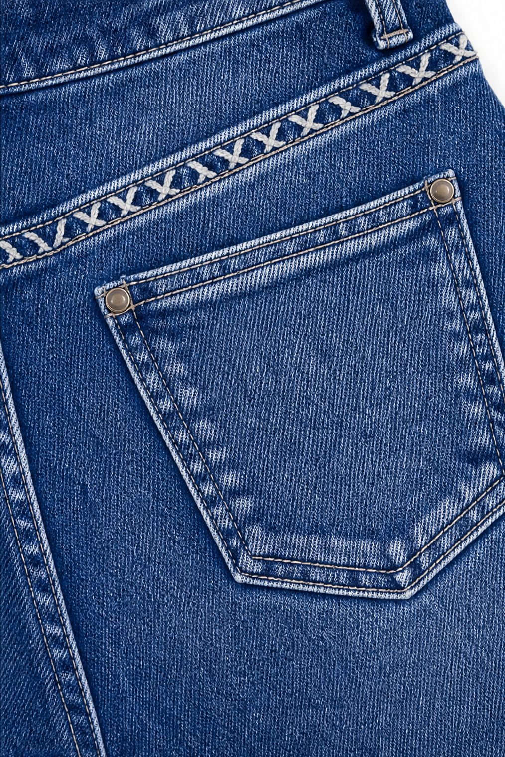 Camille | Women's High Waisted Stretch Denim Flare Jeans