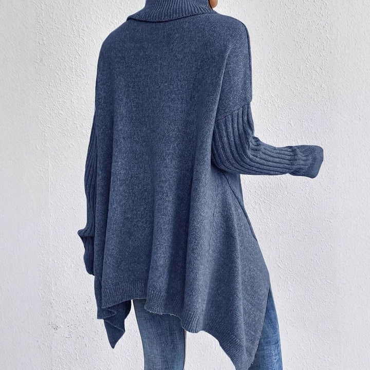 Isolde | Women's Oversized Longline Turtleneck Sweater