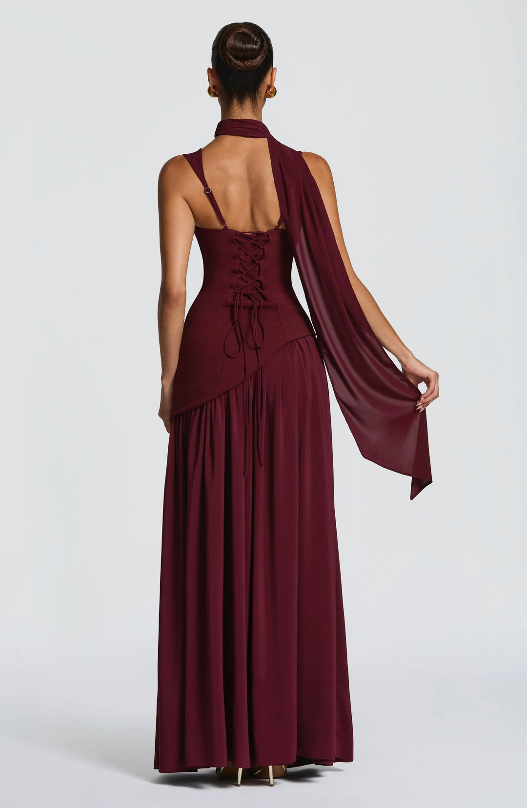 Square neck sleeveless summer maxi dress for women -14