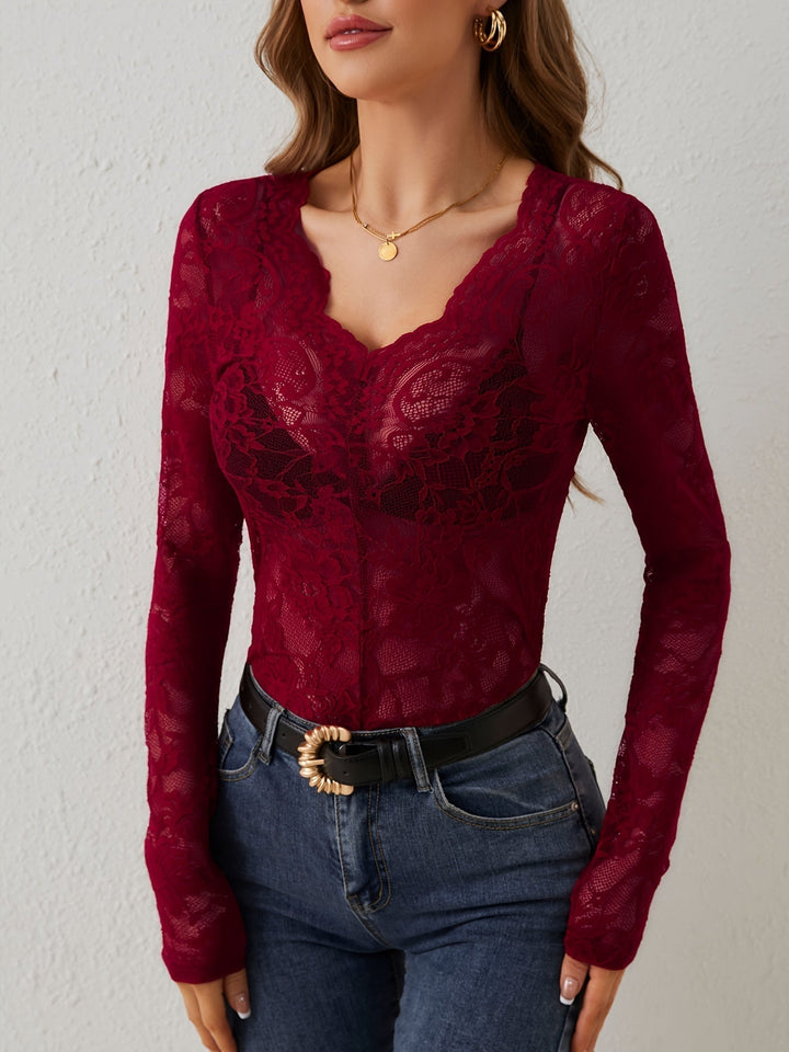 Lace shirt for women