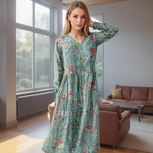 Women's floral dress