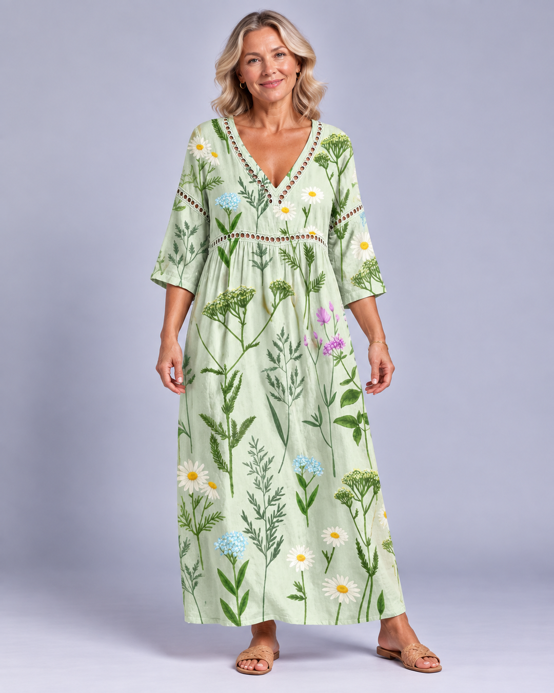 Astrid | Women's Versatile Flowing Midi Dress