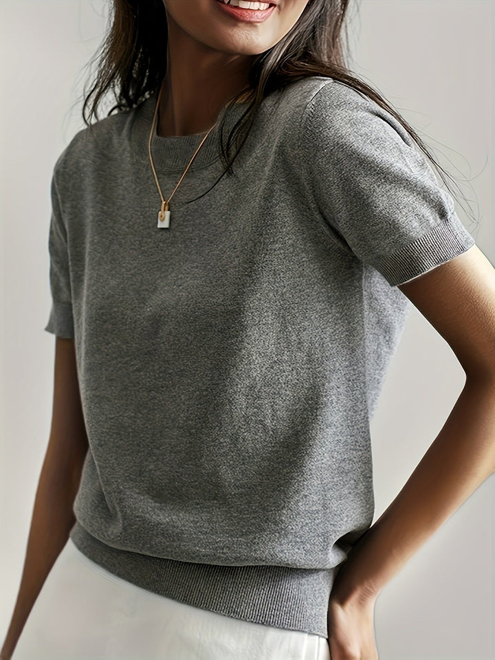 Elira | Women's Short Sleeve Viscose Knit Top