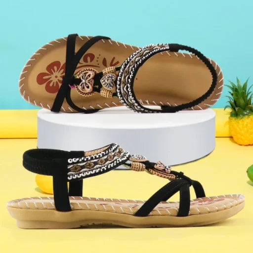 Women's bohemian style comfy sandals