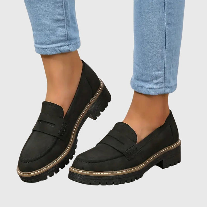 Women's Chunky Suede Loafers