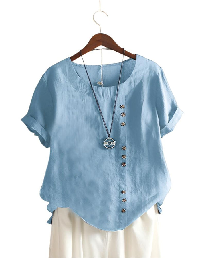 Women's short sleeve blouse