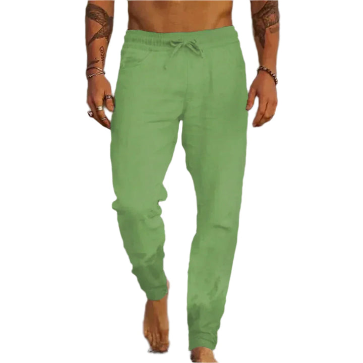 Casual linen trousers for men