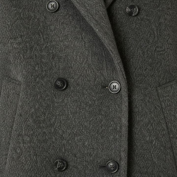 Women's Elegant Double-Sided Grey Trench Coat