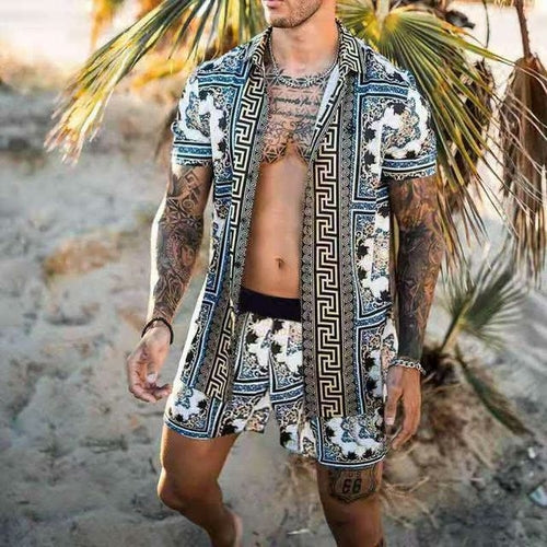 Hawaiian Men's Short Sleeve Set