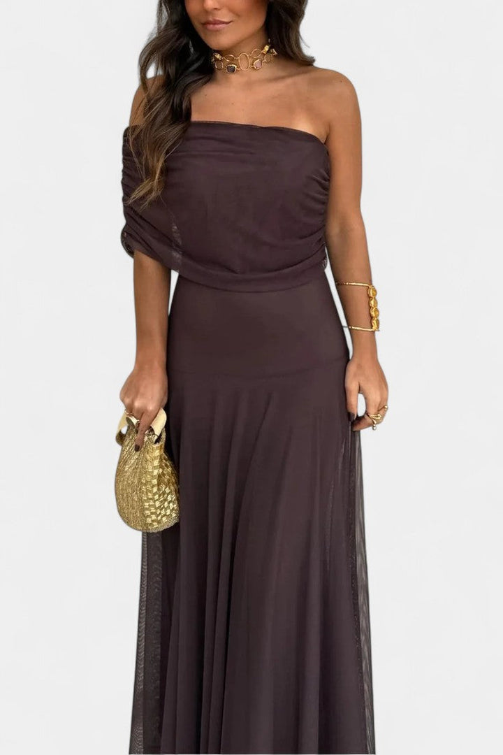 Women's Strapless Summer Dress