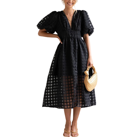 Elegant midi dress for women